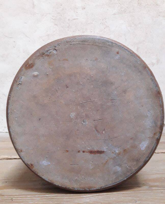 Pot grès terre vernissée H45 conserve ancien