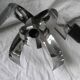 Suspension lustre fleur en inox