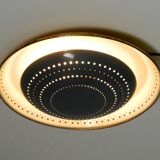 Mid Century Modern metal ceiling or wall lamp by Ernest Igl for Hillebrand