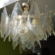 Classic Murano glass and brass ceiling lamp by La Murrina ø61, Italy
