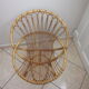 Adult rattan shell armchair from the years 60-70