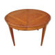 Round table and marquetry with extension