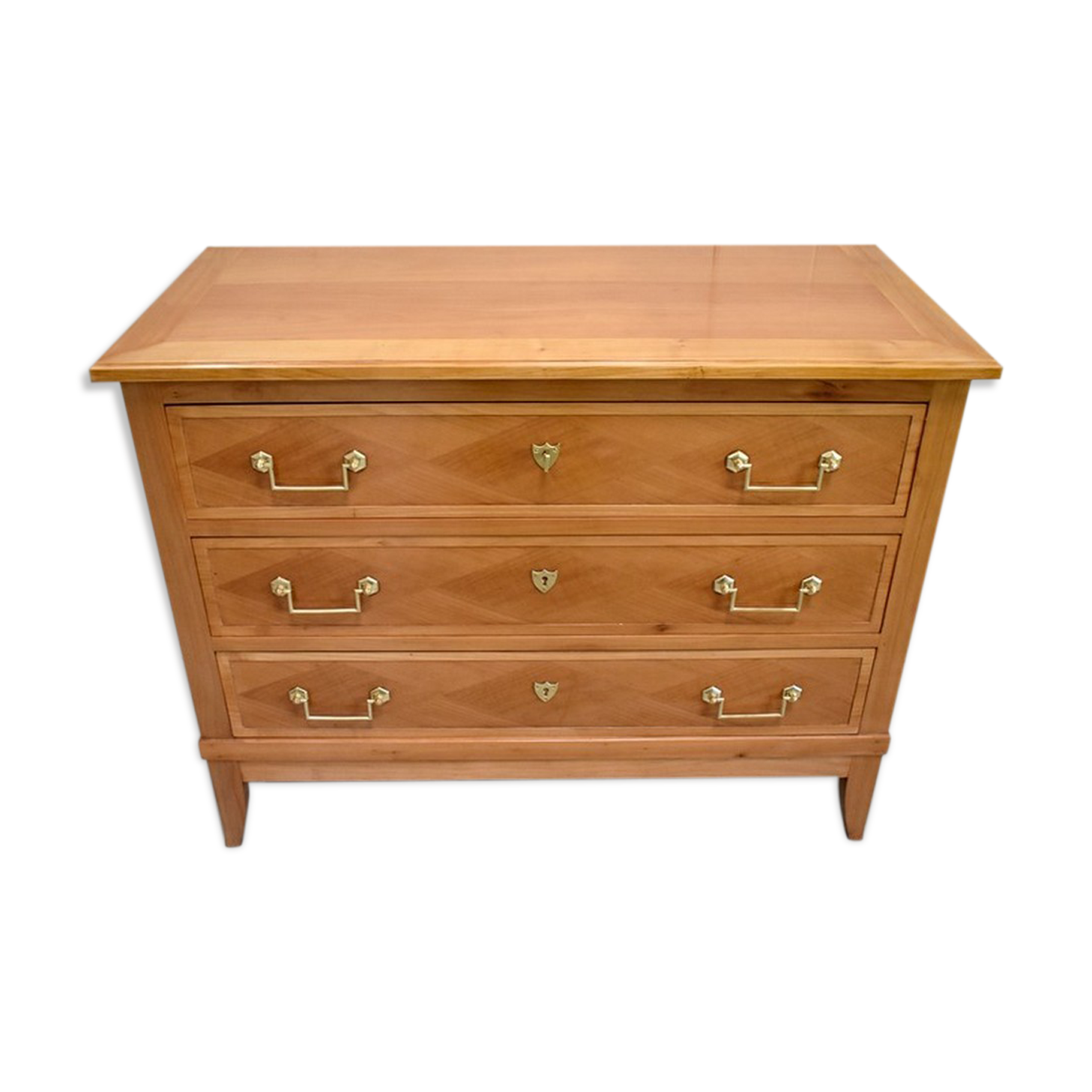 Modable in blond cherry wood, Louis XVI style - 1910