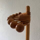 70s pine coat rack