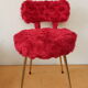 70s faux-fur chair