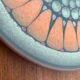 Vintage German wall plate in ceramic from Keramik Manufaktur Kupfermühle, 1970s.