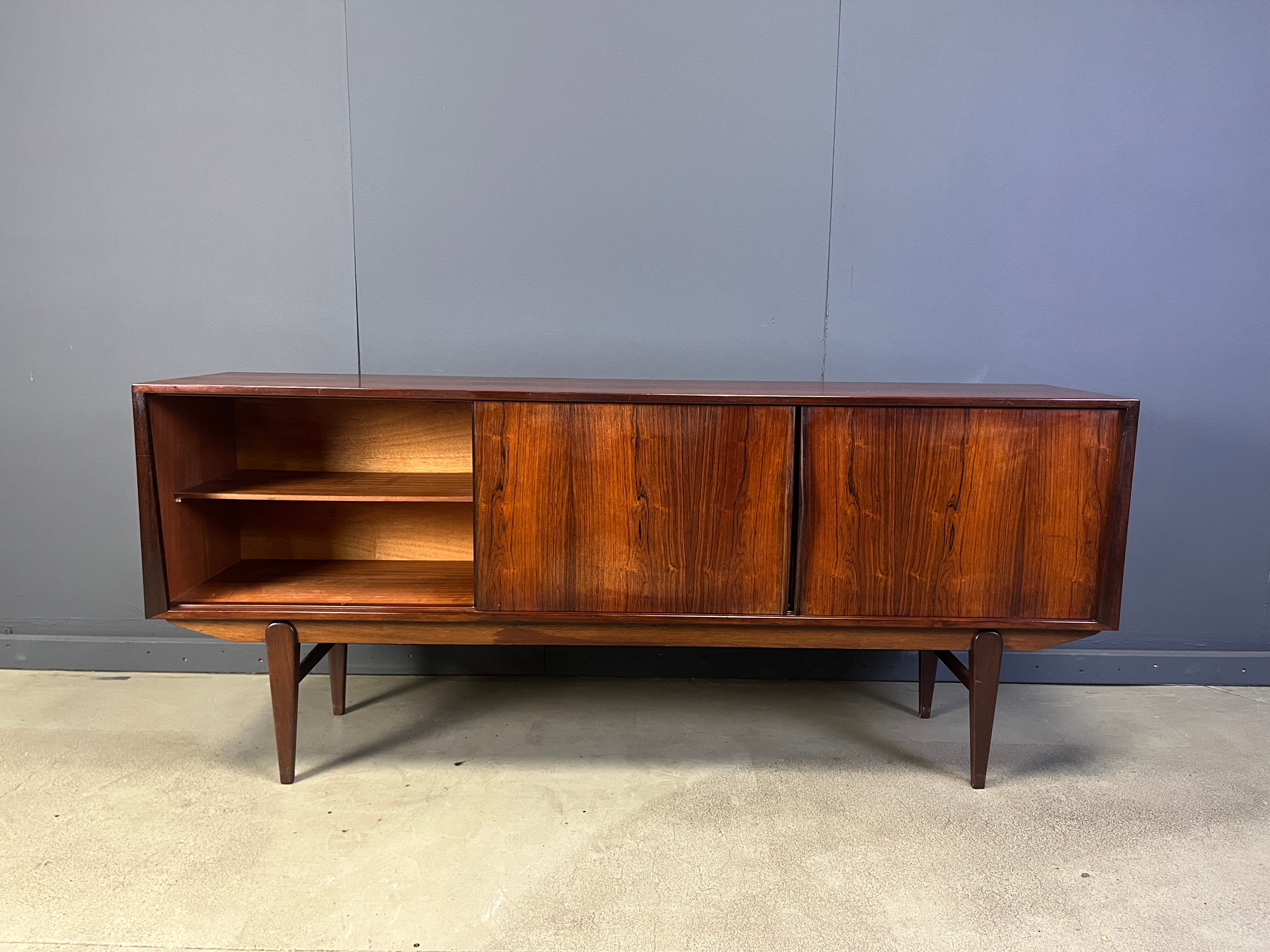 Vintage Scandinavian rosewood sideboard, 1960s