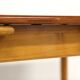 Table de salle à manger "portefeuille" en teck, Suède, 1960