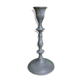 Gray patinated bronze candlestick
