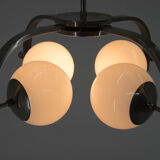 Bauhaus nickel-plated chandelier, 1930s