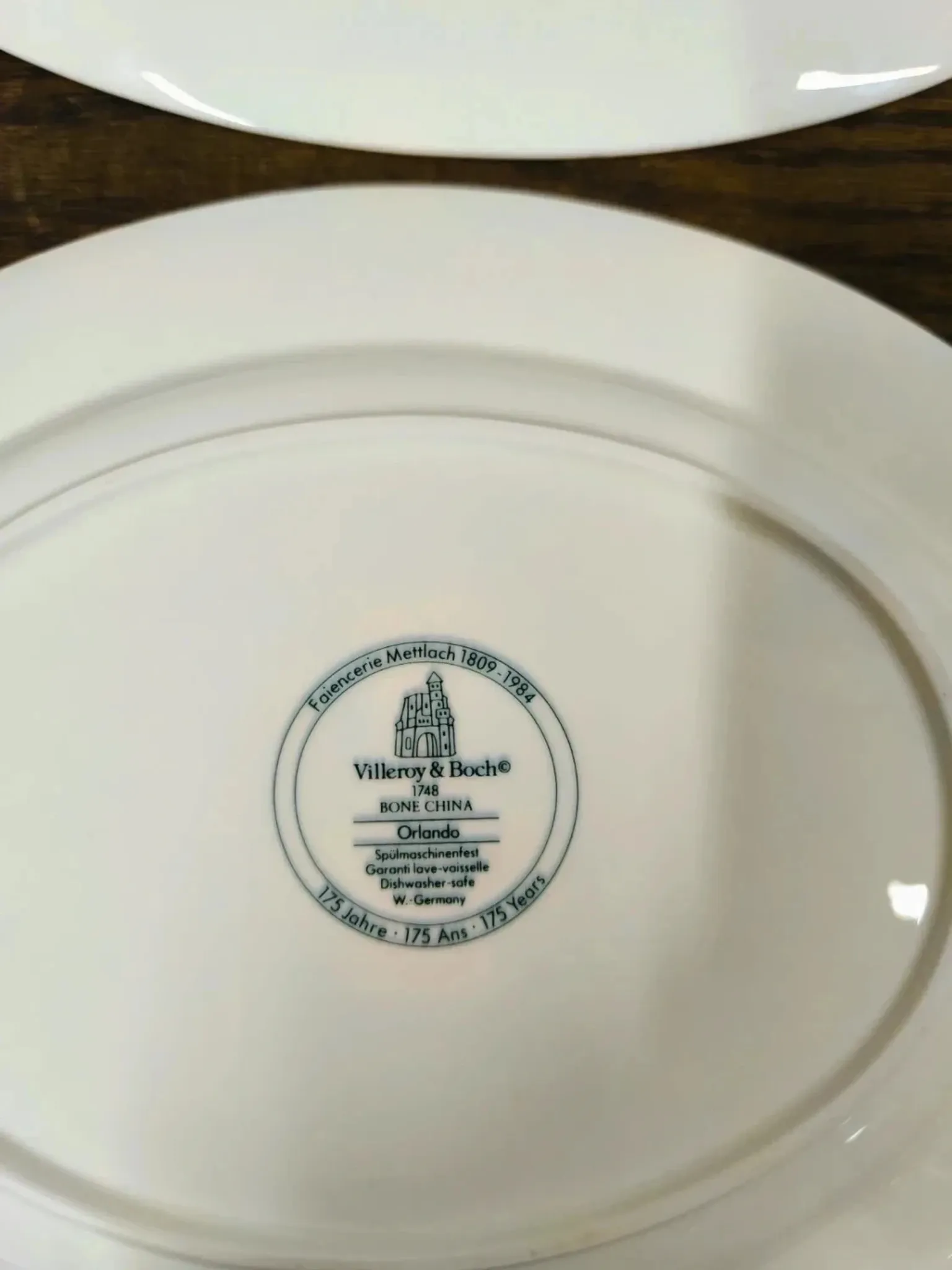 Set of 2 oval dishes Villeroy and Boch Orlando
