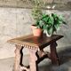 Brutalist oak coffee table 1940-50