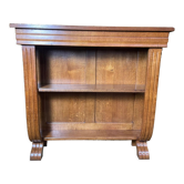 Art deco period console in restored oak