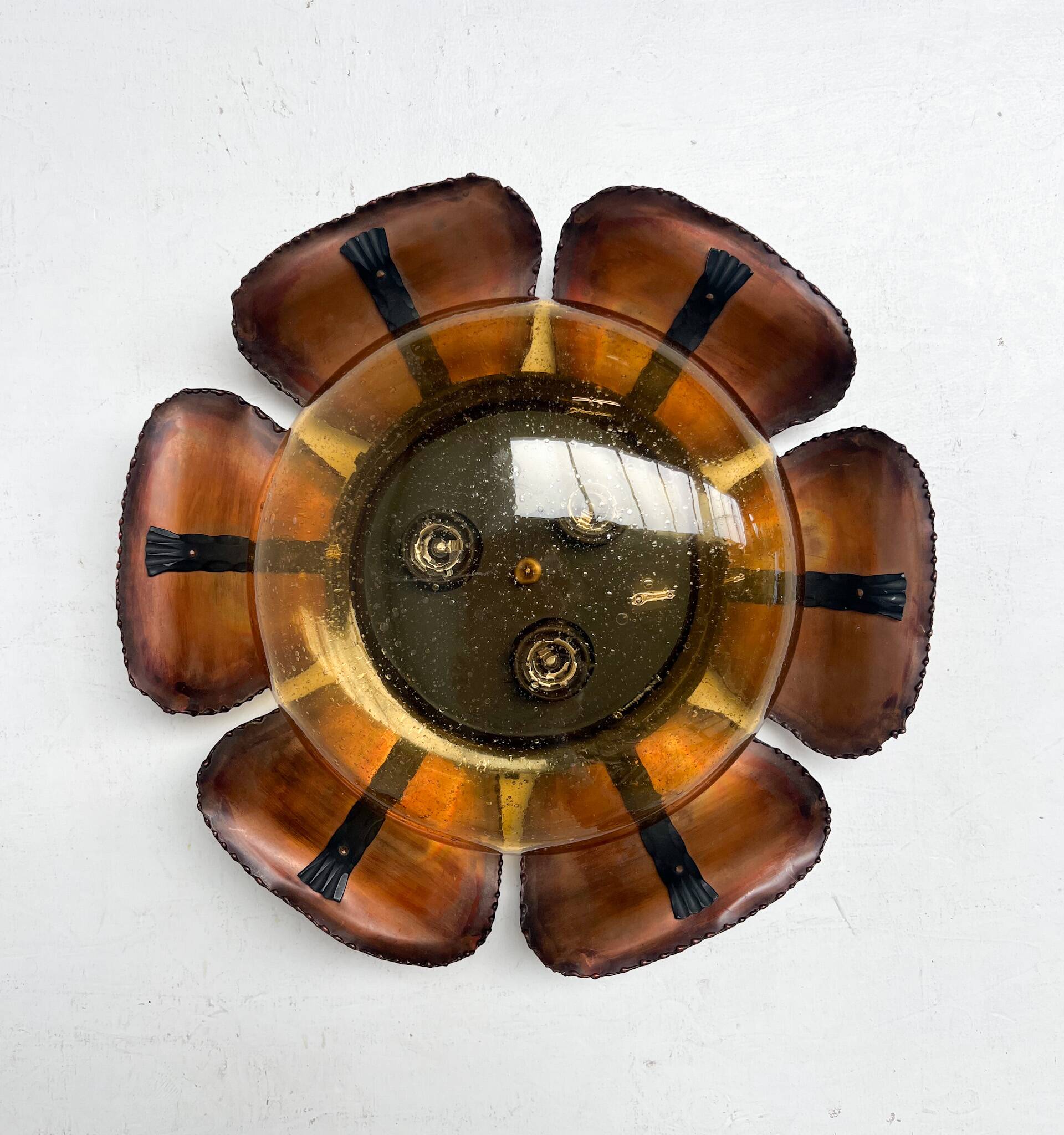 Brutalist air bubble ceiling lamp by Koch & Söhne, 1960’s