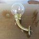 Pair of theater wall sconces in bronze art deco 30s