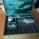 Silver-plated flatware set with its original silver-plated metal box, Maison St Médard silversmiths, circa 1950
