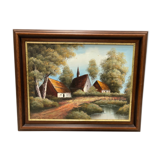 Painting Landscape at the Hamlet