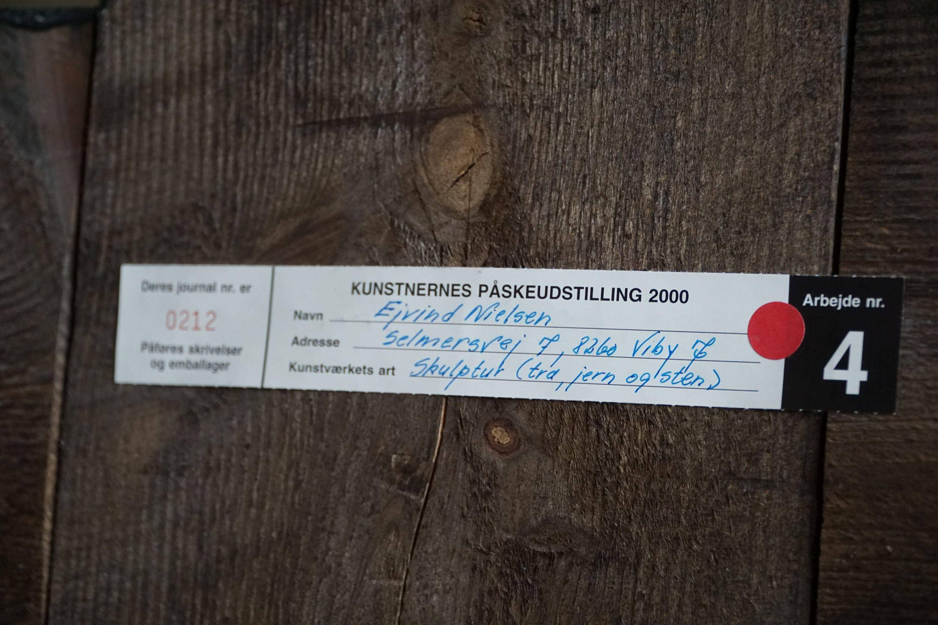 Christian cross by the Danish artist Ejvind Nielsen