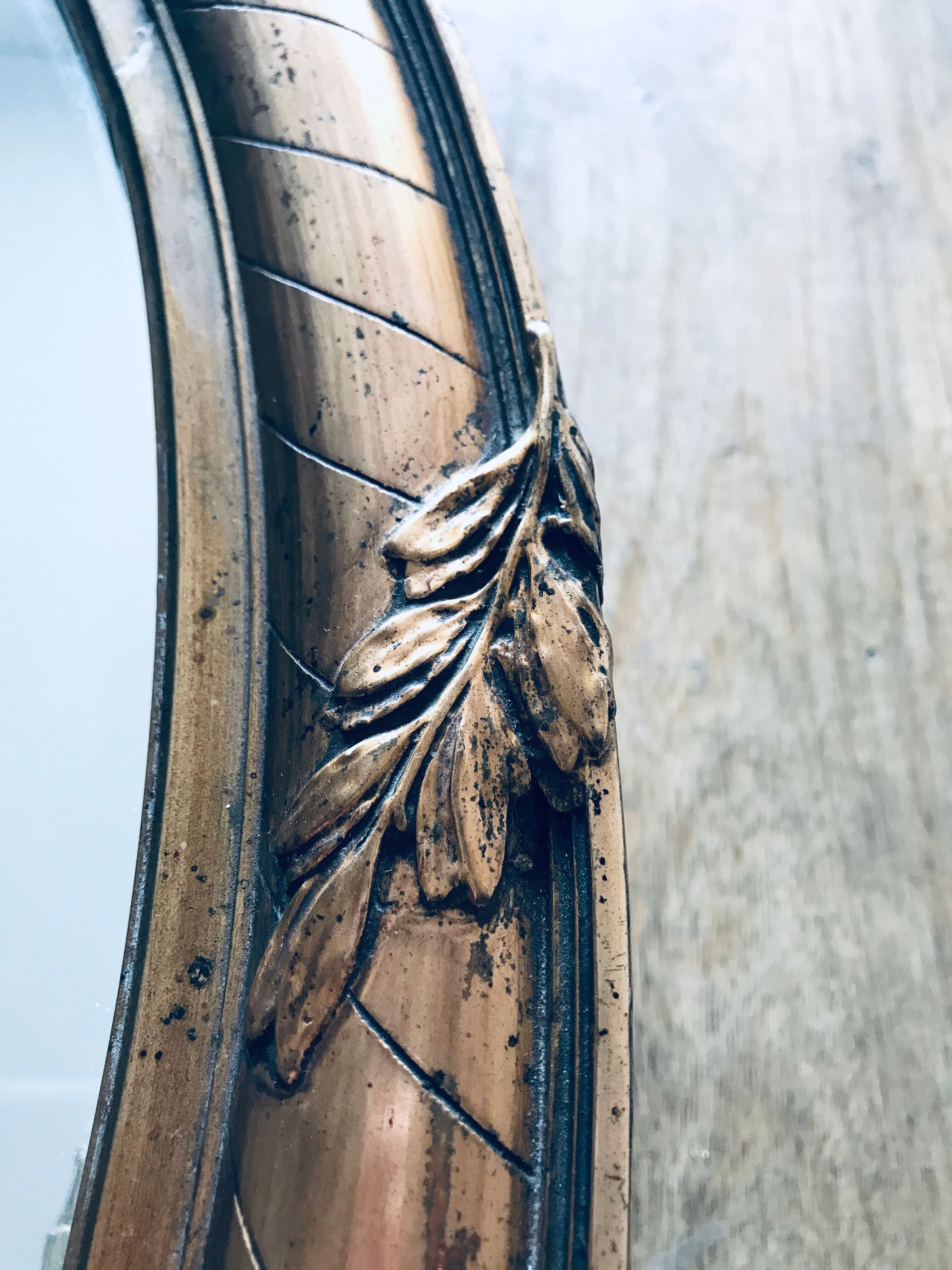 1900 mirror with beveled knot - 80x62cm