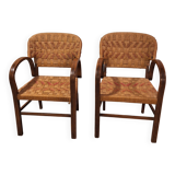 Pair of Bridge armchairs from the 1920s/30s