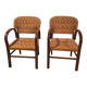 Pair of Bridge armchairs from the 1920s/30s