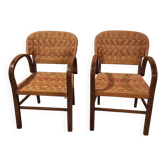 Pair of Bridge armchairs from the 1920s/30s