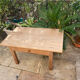 Vintage pine farmhouse coffee table