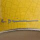 Antique ceramic lamp signed Louis Drimmer – original shade