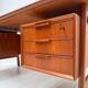 1960s vintage Danish design teak desk model 75 by Gunni Omann for Omann Jun