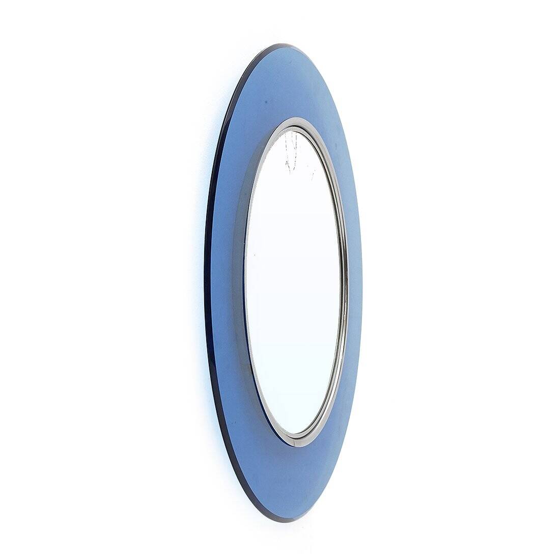 Round wall mirror by Fontana Arte, 1960s