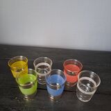 Suite of 6 granite glasses