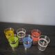 Suite de 6 verres granités