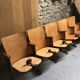 Former folding seats of theatre or cinema 1940