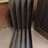 Vintage brown plastic record holder