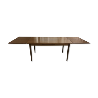 Danish teak expandable dining table
