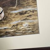 Tableau bateaux à marrée basse