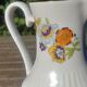 Porcelain milk jug fd Chauvigny vintage decoration flowers of thoughts