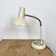 Lampe de table industrielle beige à col de cygne, 1960s