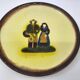 Service à dessert Atelier Cerenne Vallauris Santons de Provence France 1950