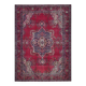 1970s Vintage Persian Handmade Wool Cotton Pink Area Rug  282x397