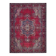 1970s Vintage Persian Handmade Wool Cotton Pink Area Rug  282x397