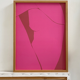 Pink female body art print