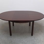 Extendable round to oval dining set by Alfred Hendrickx for Belform, 1960s.