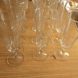15 glass champagne flutes france