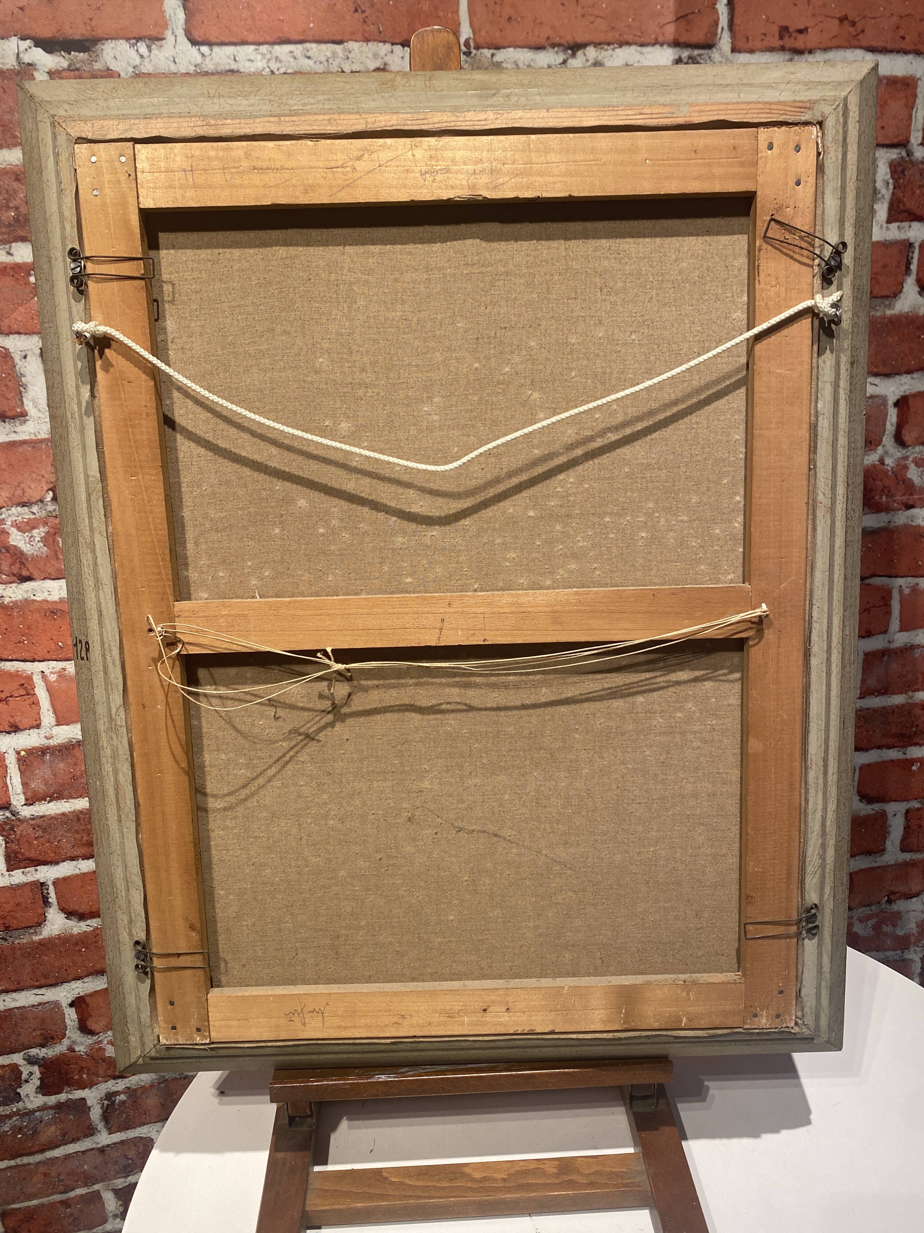 Still life painting on canvas