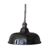 Daybat enamelled black industrial lamp