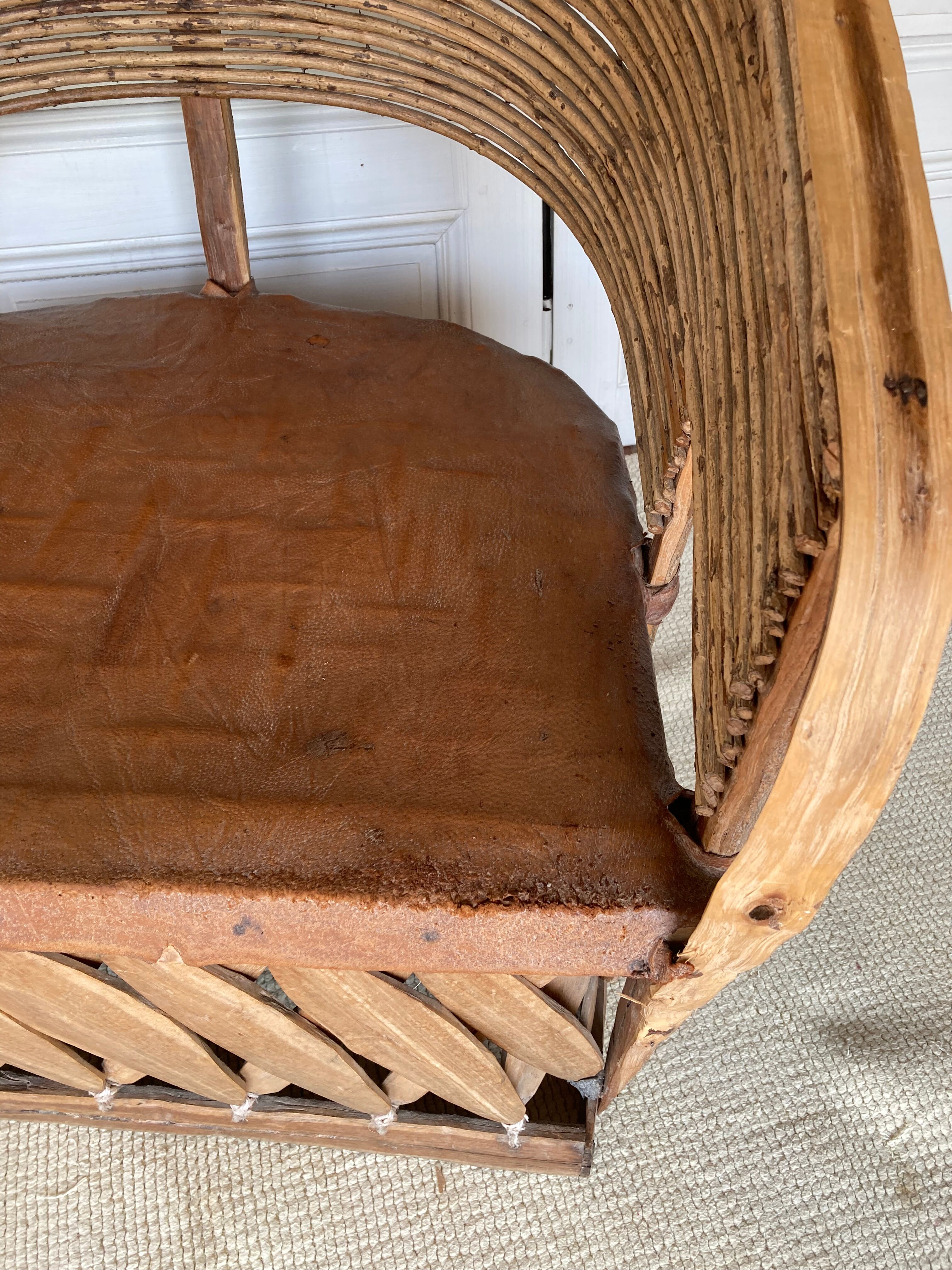 Mexican craft armchair equippal