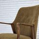 1960s, Danish vintage armchair, furniture wool, beech wood.