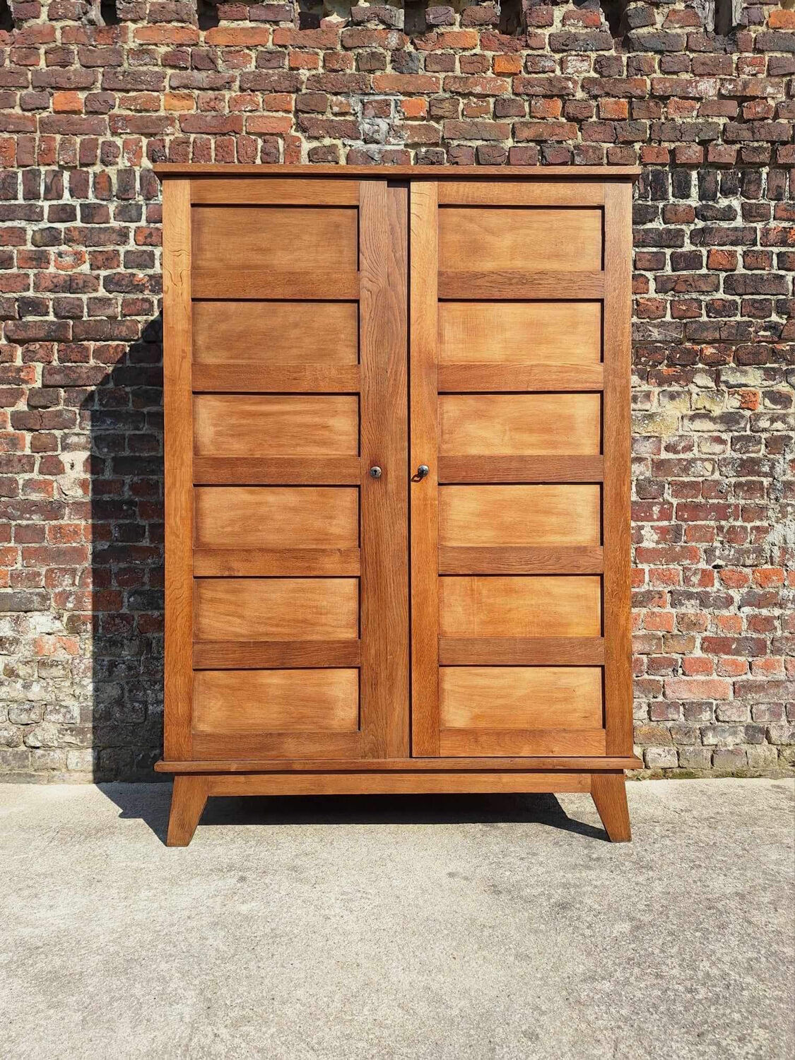 Vintage René Gabriel wardrobe, old furniture known as disaster victims