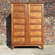 Vintage René Gabriel wardrobe, old furniture known as disaster victims